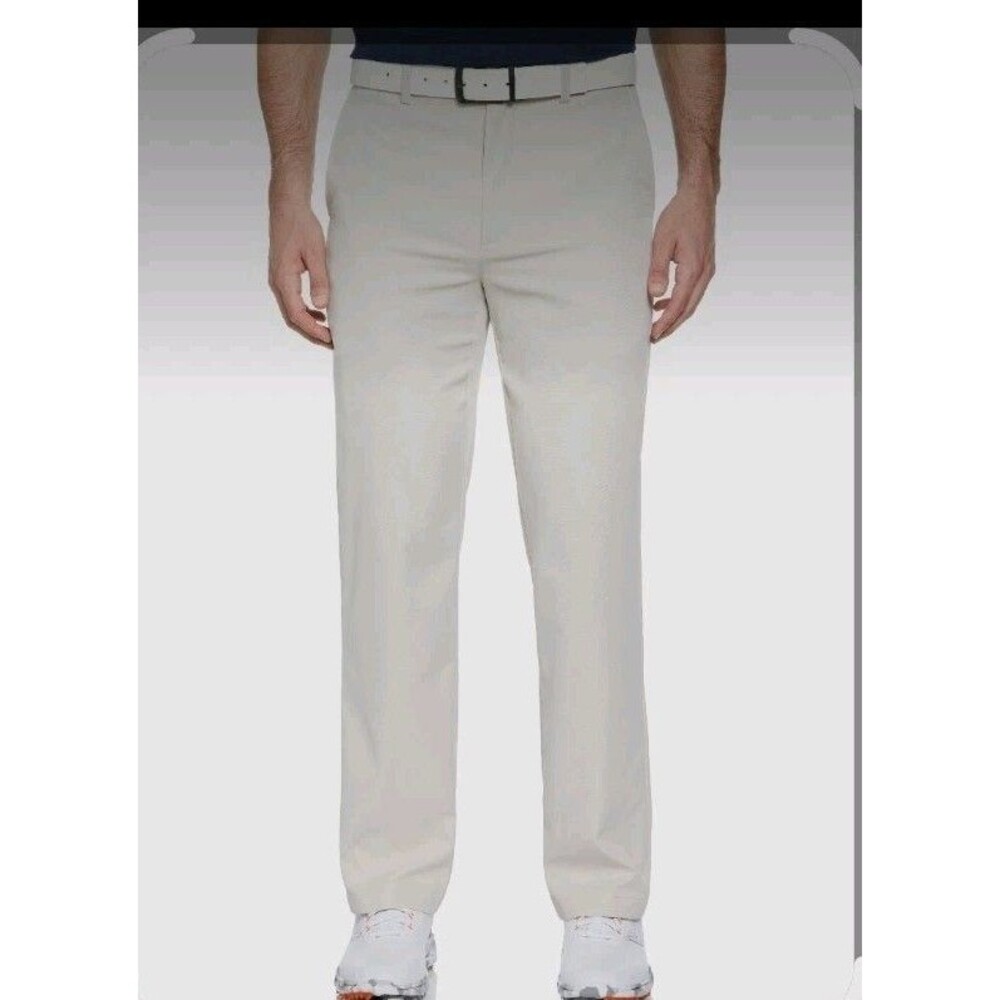 Callaway Pro Spin 2.0 Golf Pants Mens 36x30 Moonbeam Flat Front NEW